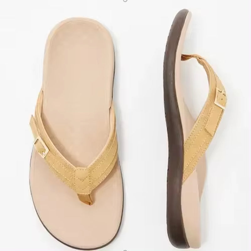 2024 New  Summer Orthopedic Sandals Women Slippers Home Shoes Casual Female Slides Flip Flop